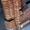 Restauration cheminée ancienne à l'identique - Remontage jambage - Pendant travaux